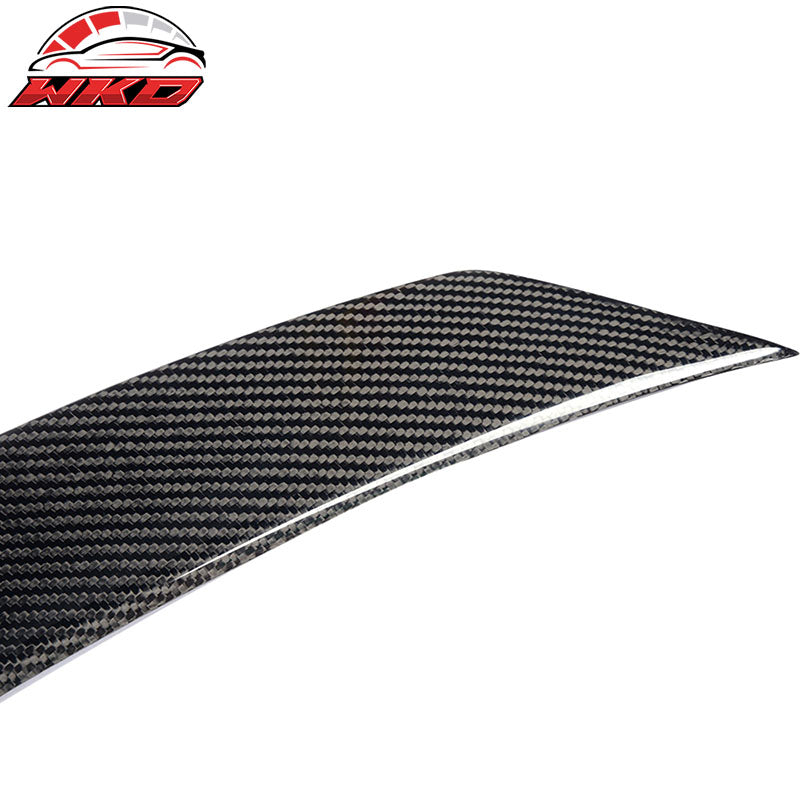 Fits 15-21 Benz W205 C Class ML Style Carbon Fiber Trunk Spoiler