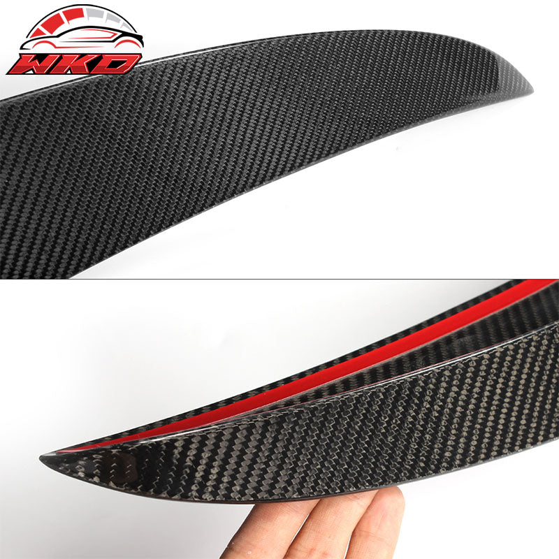 Fits 15-21 Benz W205 C Class Sedan 4Dr OE Style Trunk Spoiler Matte Carbon Fiber