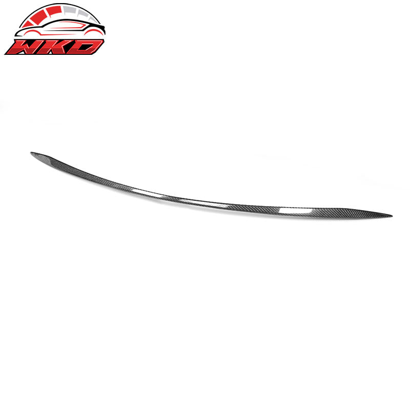 Fits 15-21 Benz W205 C Class 4DR Sedan OE style Matte Carbon Fiber Trunk Spoiler