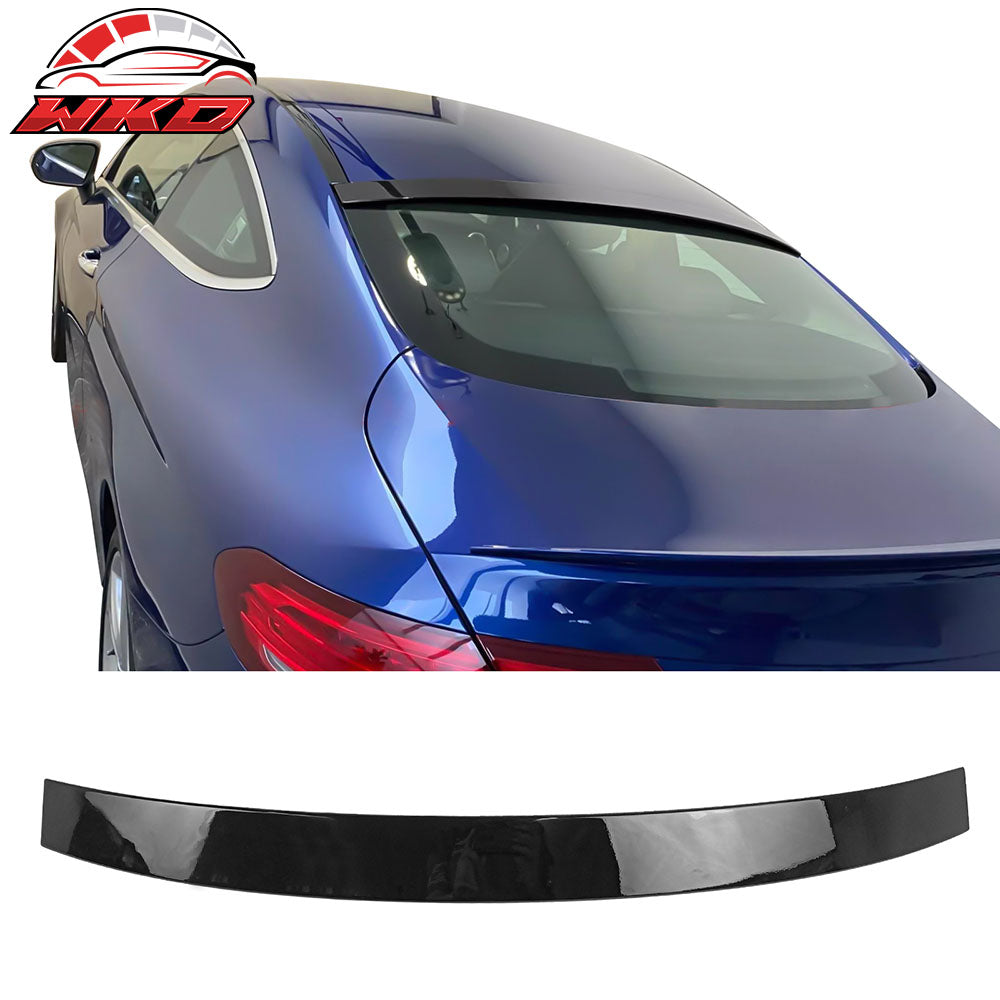 Fits 15-21 Benz C205 C-Class Coupe 2Dr OE Style Roof Spoiler Painted #040 Black