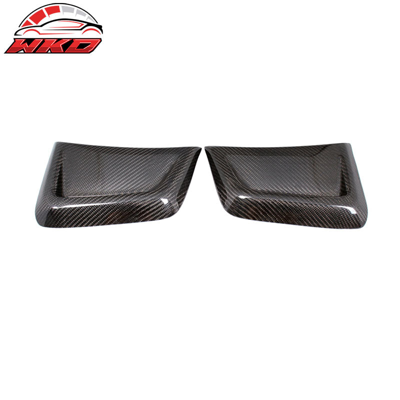 Fits 12-14 Benz W204 C63 AMG Style 2PCS Side Air Vent Cover Matte Carbon Fiber
