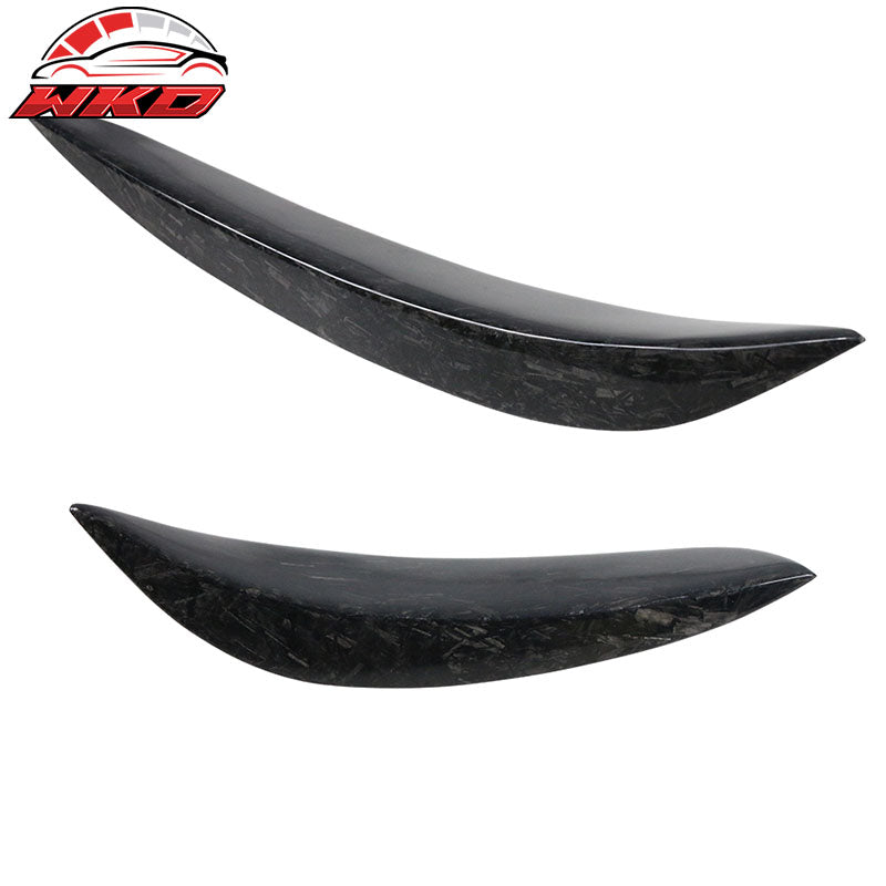 For 15-21 Benz W205 Front Bumper Splitter Forged Carbon Fiber
