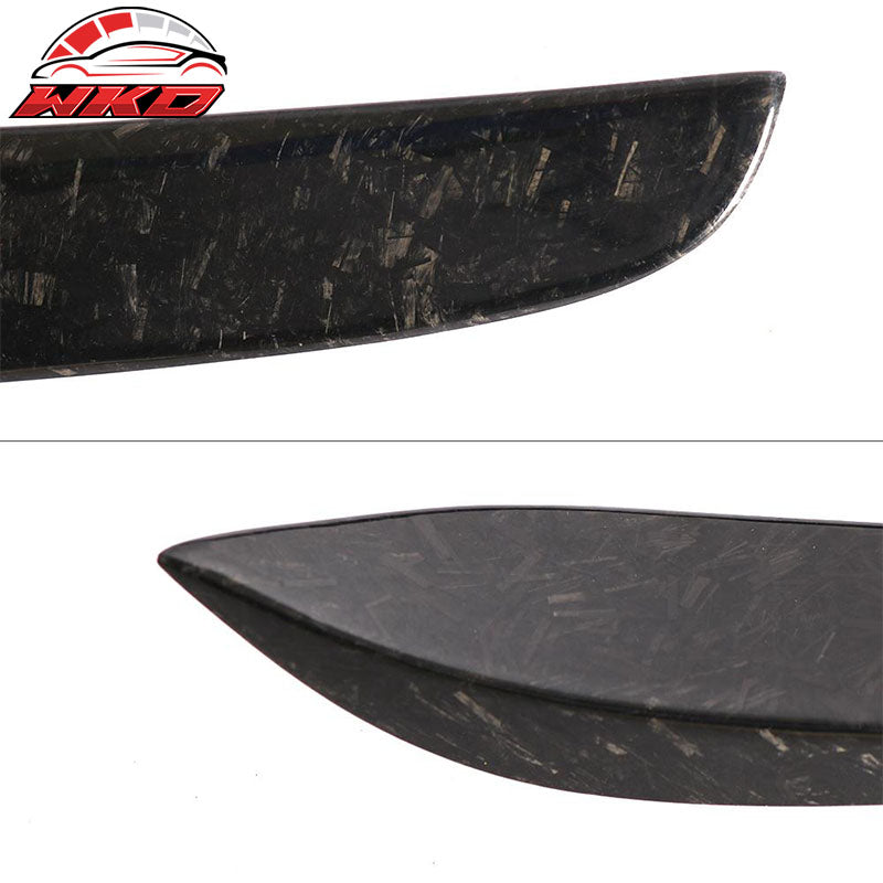 For 15-21 Benz W205 Front Bumper Splitter Forged Carbon Fiber
