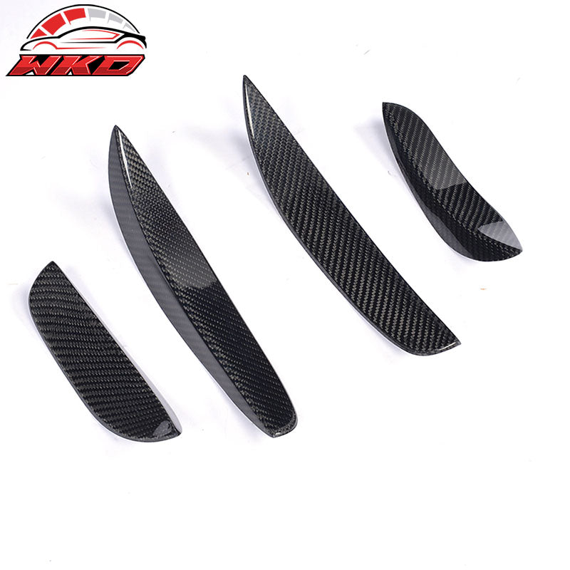 Wholesale 15-21 Mercedes C-Class W205 C63 AMG Front Bumper Fins Canards Carbon Fiber