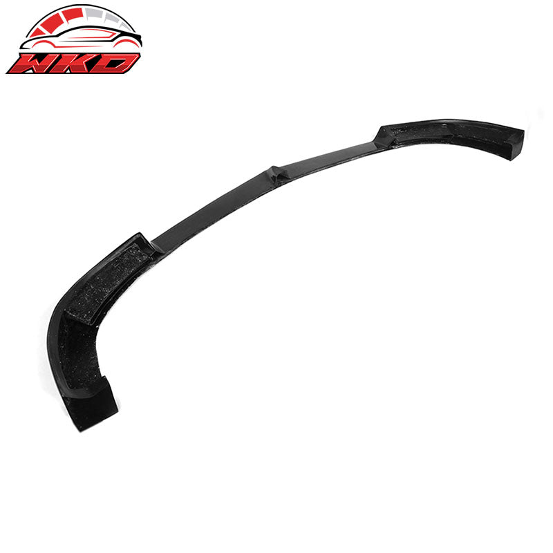 Fits 12-14 Benz C Class W204 C63 AMG Sedan Front Bumper Lip - Matte Carbon Fiber