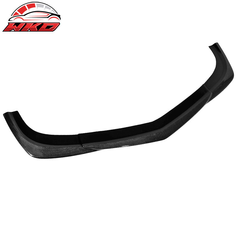 Fits 12-15 Benz W204 C63 AMG GH Style Front Bumper Lip Matte Carbon Fiber