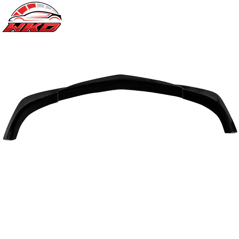 Fits 12-15 Benz W204 C63 AMG GH Style Front Bumper Lip Matte Carbon Fiber