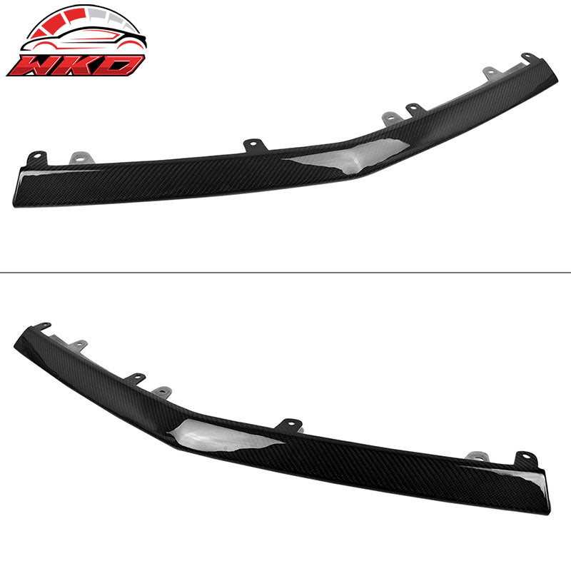 Fits 12-14 Benz W204 C-Class Sedan C63 AMG Only Matte Carbon Fiber OE Front Lip
