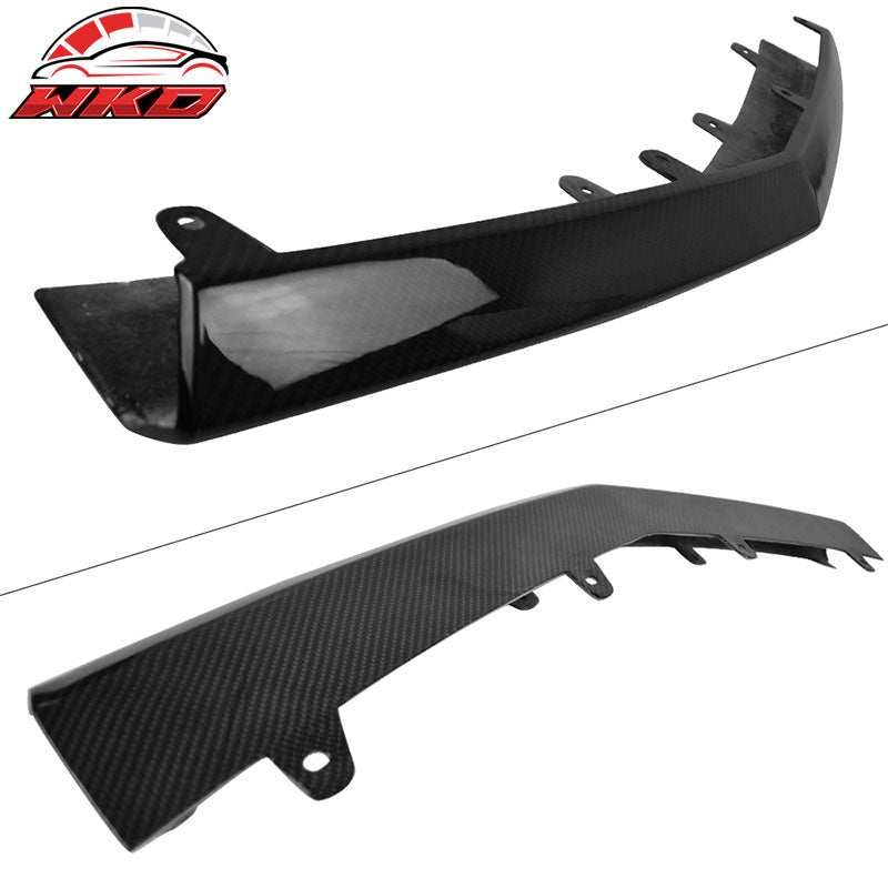 Fits 12-14 Benz W204 C-Class Sedan C63 AMG Only Matte Carbon Fiber OE Front Lip
