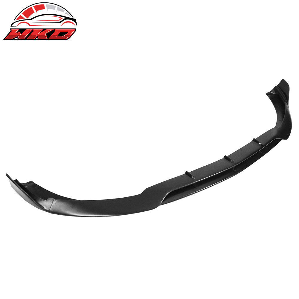 Fits 15-20 Benz W205 C Class C63 AMG Front Bumper Lip Spoiler Unpainted Black