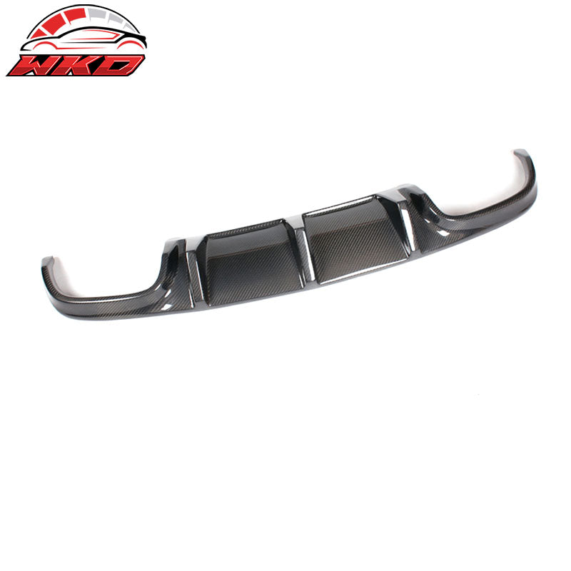 Fits 08-11 Benz W204 C Class TMS Style Rear Bumper Diffuser Matte Carbon Fiber