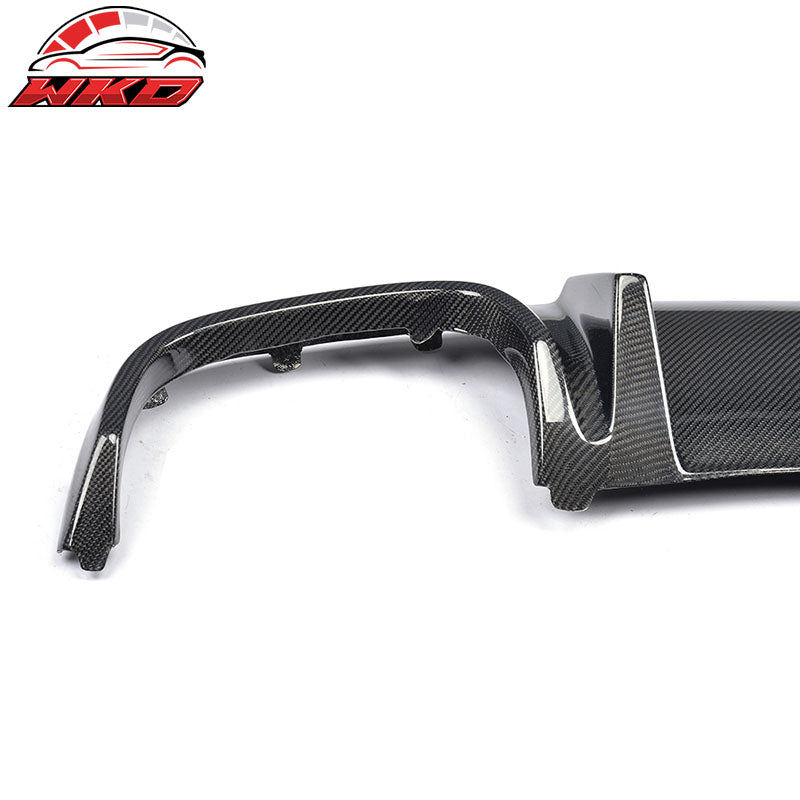 Fits 08-11 Benz C Class W204 C63  TMS Style Carbon Fiber Rear Diffuser