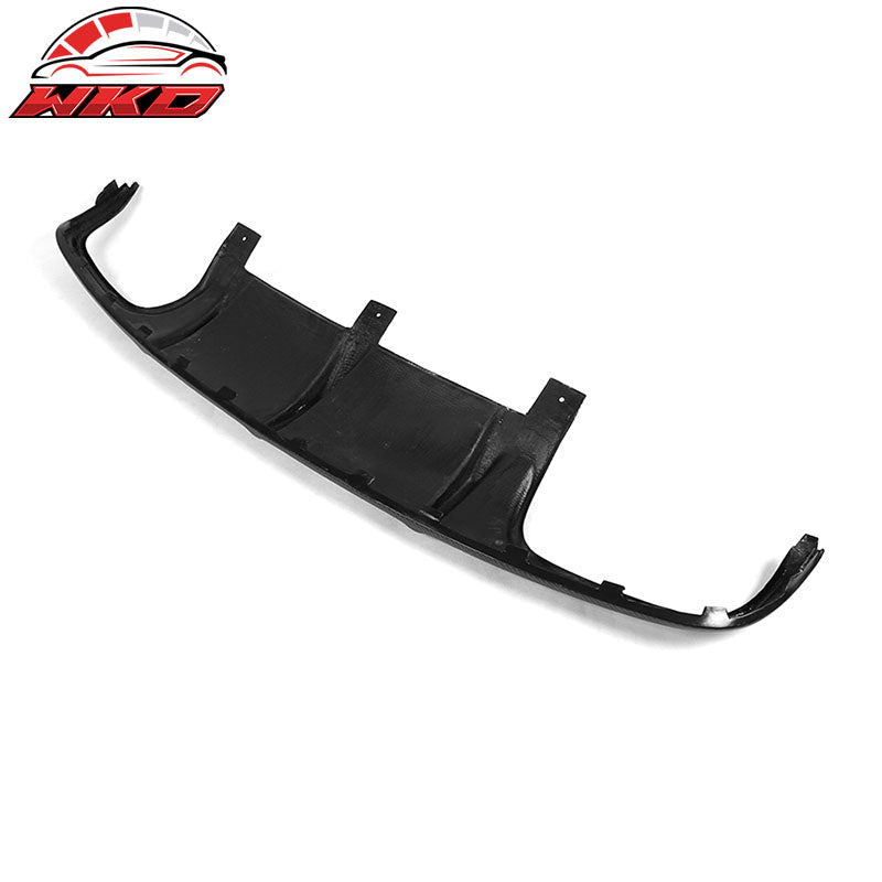 Fits 08-11 Benz C Class W204 C63 OE Style Rear Lip Diffuser Matte Carbon Fiber