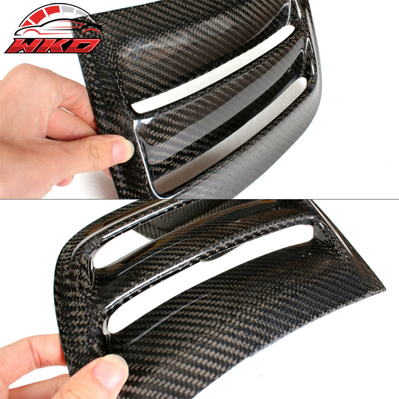 Fits 08-11 Benz C Class W204 C63 OE Style Side Vent Grille Matte Carbon Fiber