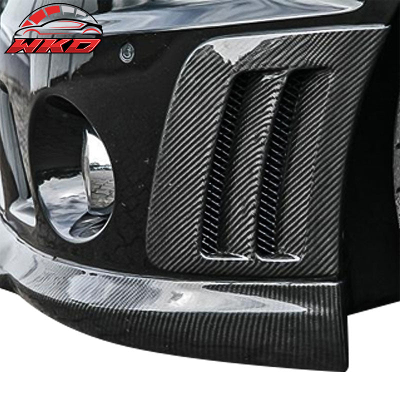 Fits 08-11 Benz C Class W204 C63 OE Style Side Vent Grille Matte Carbon Fiber
