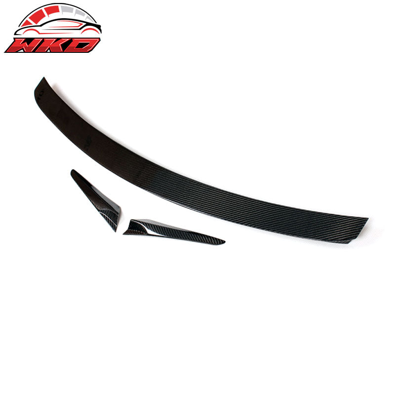 Fits 09-12 Benz CL Class W216 Coupe B Style 3PCS Trunk Spoiler Carbon Fiber CF