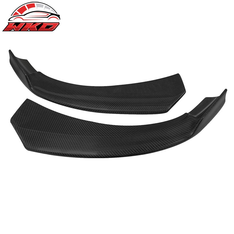 Wholesale 13-16 Benz CLA C117 PIE Front Bumper Lip Winglets 2PCS Matte Carbon Fiber