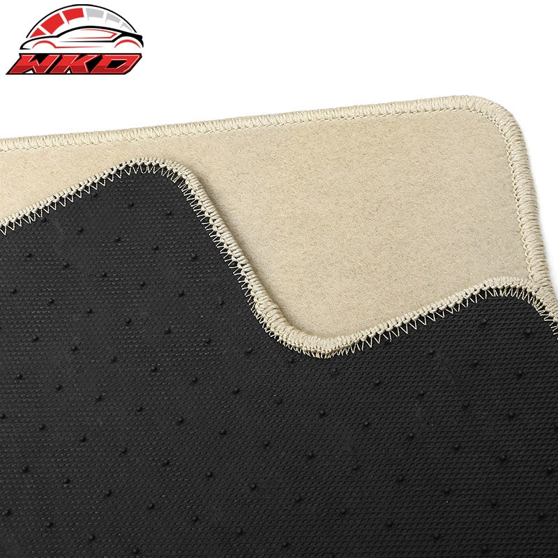 Fits 20-25 Benz C118 CLA-Class Front Rear Floor Mats Carpets Liner Nylon Beige