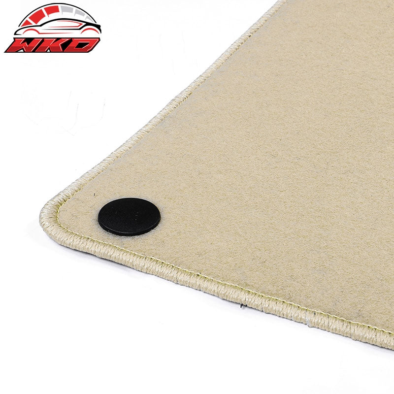 Fits 20-25 Benz C118 CLA-Class Front Rear Floor Mats Carpets Liner Nylon Beige