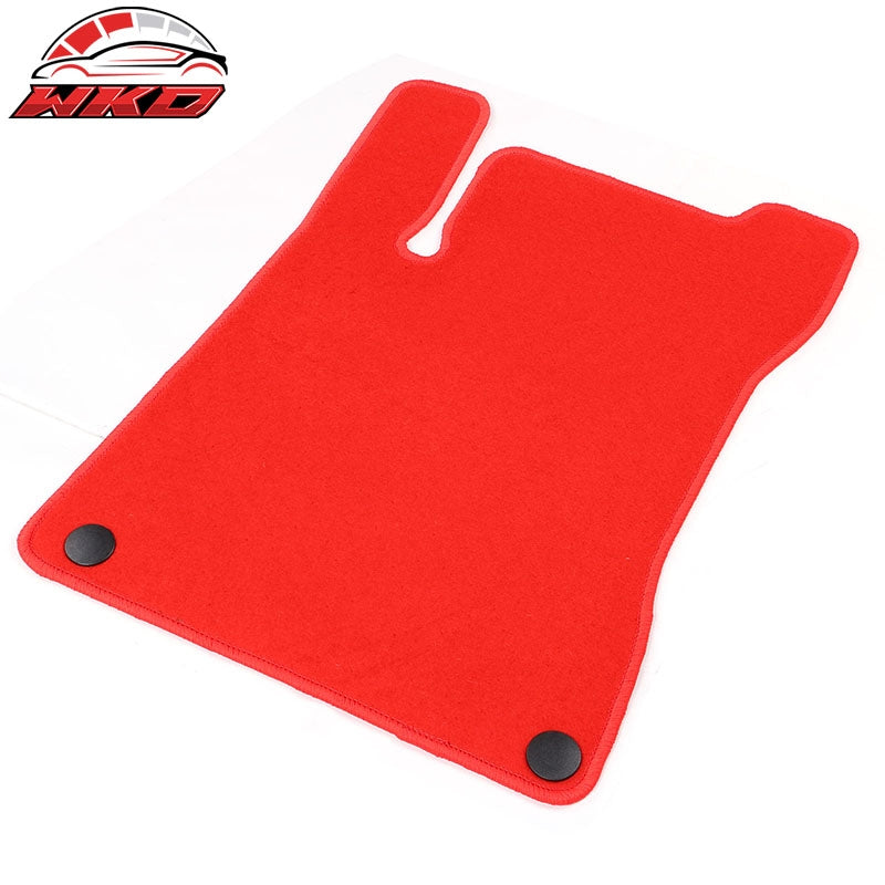 Fits 20-25 Benz C118 CLA-Class Car Front Rear Floor Mats Carpets Liner Nylon Red