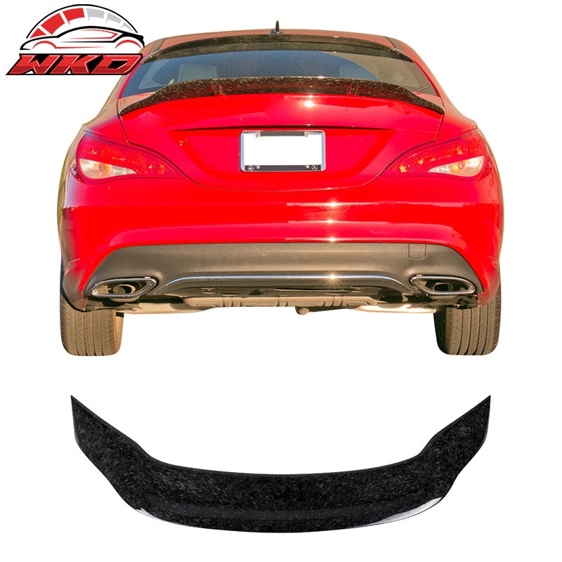 Wholesale 13-19 Benz CLA-Class W117 C117 R Style Trunk Spoiler Forged Carbon Fiber