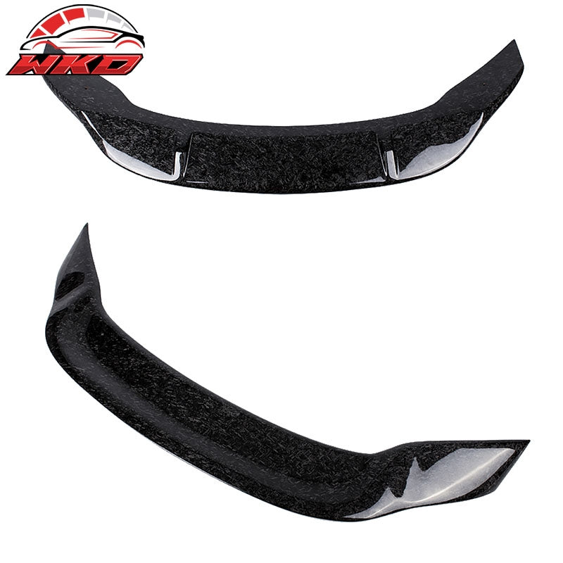Fits 13-19 Benz CLA-Class W117 C117 R Style Trunk Spoiler Forged Carbon Fiber