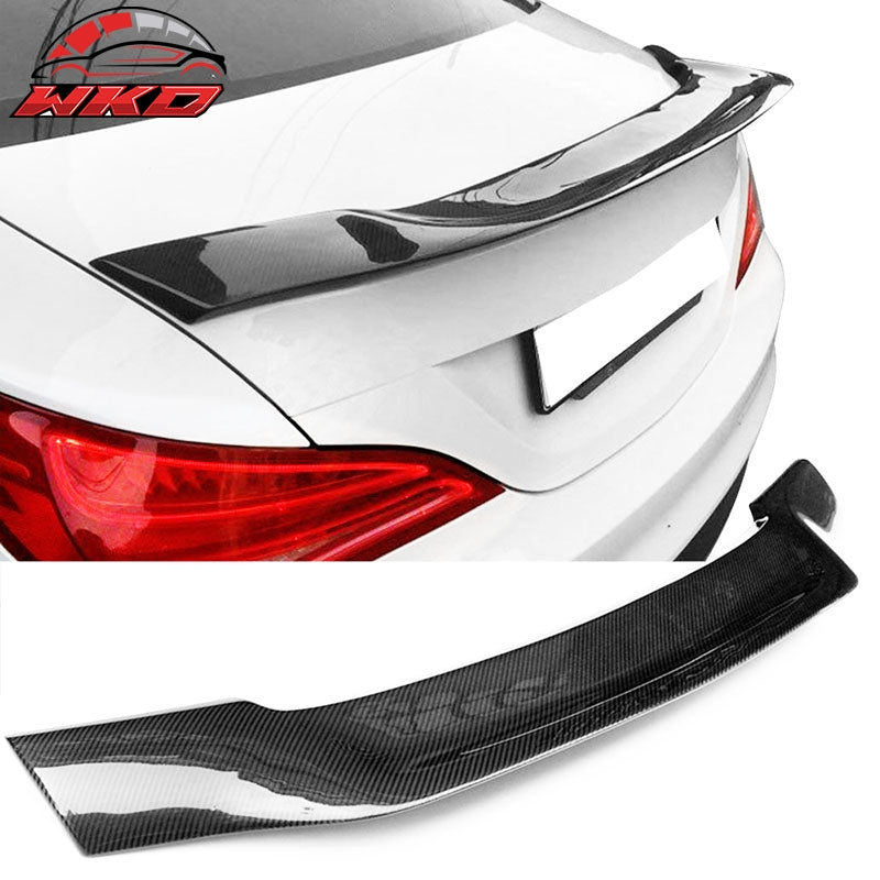 Wholesale 13-19 Benz CLA Class W117 C117 RT Style Rear Trunk Spoiler Carbon Fiber CF