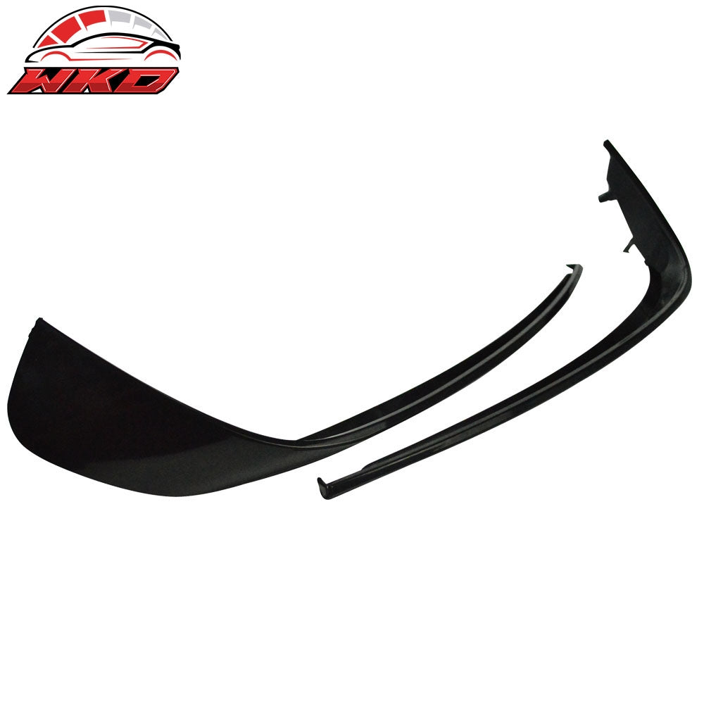 Wholesale 14-18 Benz C117 CLA-Class OE Style Front Bumper Canard Flap Unpainted Black