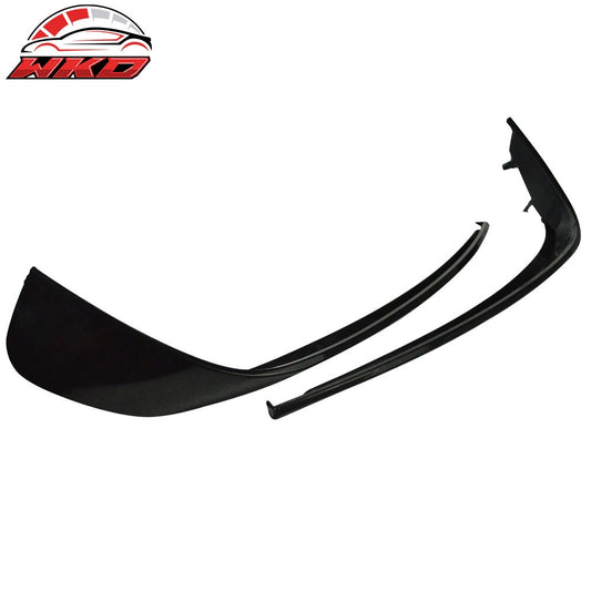 Wholesale 14-18 Benz C117 CLA-Class OE Style Front Bumper Canard Flap Unpainted Black - Wikond Auto