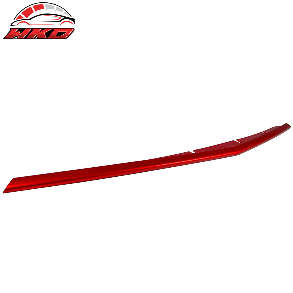 Fits 14-18 Benz W117 CLA-Class DTO Style Front Bumper Lip Trim Cover Painted Red
