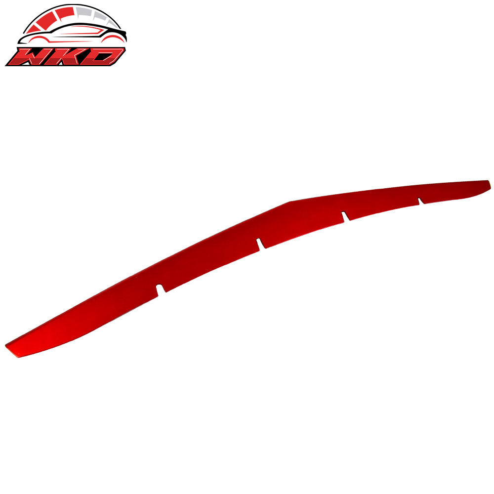 Fits 14-18 Benz W117 CLA-Class DTO Style Front Bumper Lip Trim Cover Painted Red