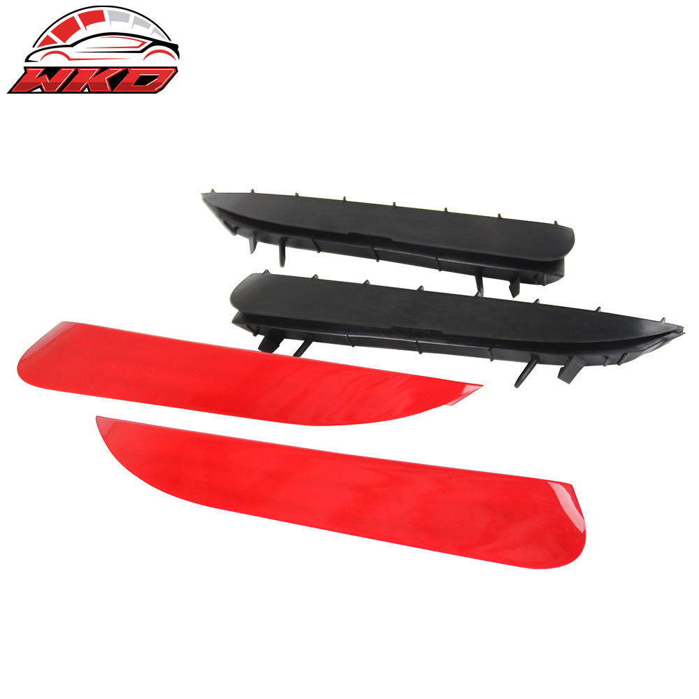 Wholesale 14-19 Benz W117 C117 CLA-Class Rear Bumper Side Vent Canards Painted #Red