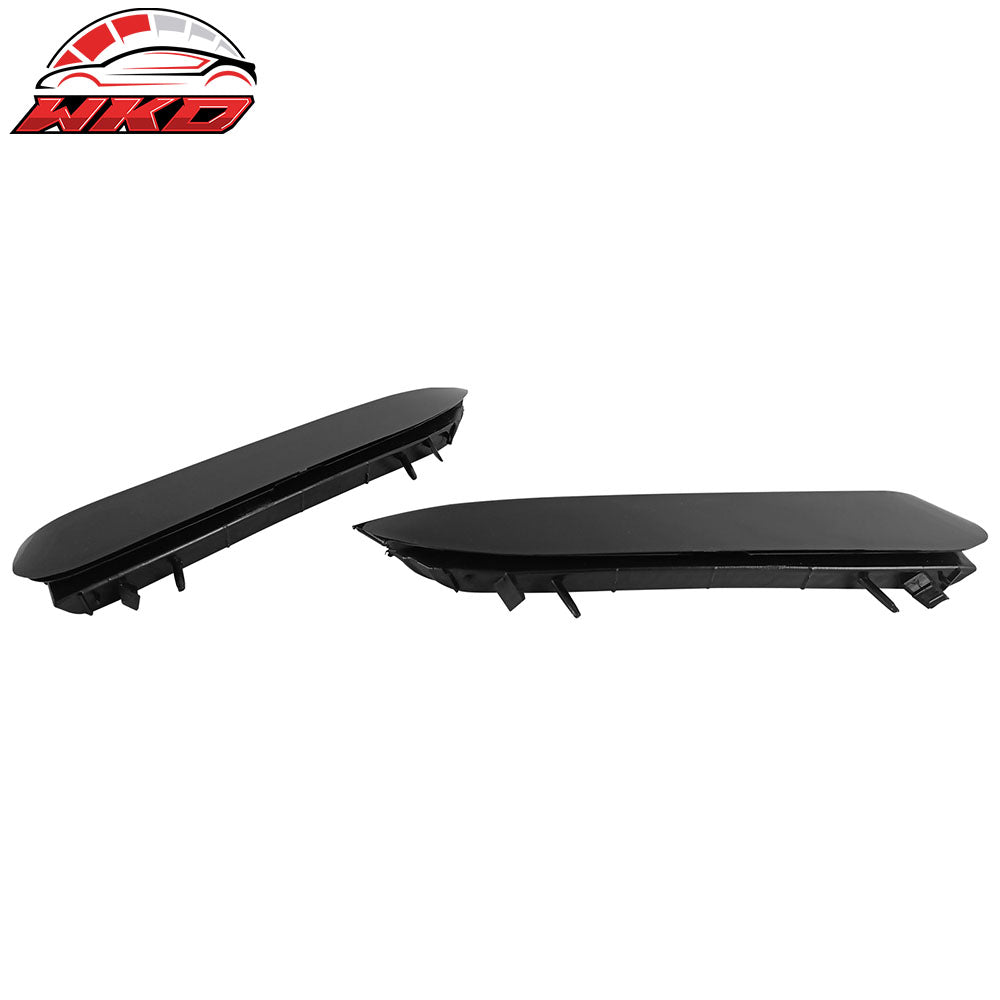 Fits 14-19 Benz W117 C117 CLA-Class Rear Bumper Side Vent Canards ABS Unpainted