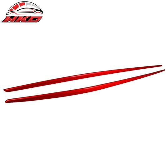 Wholesale 14-18 Benz CLA-Class W117 C117 Sedan Side Skirts Extension PP Painted Red