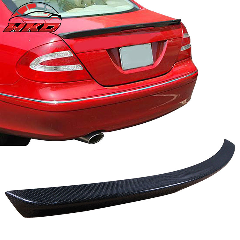 Fits 03-09 Benz C209 CLK-Class Coupe 2Dr AMG Style Trunk Spoiler Carbon Fiber CF