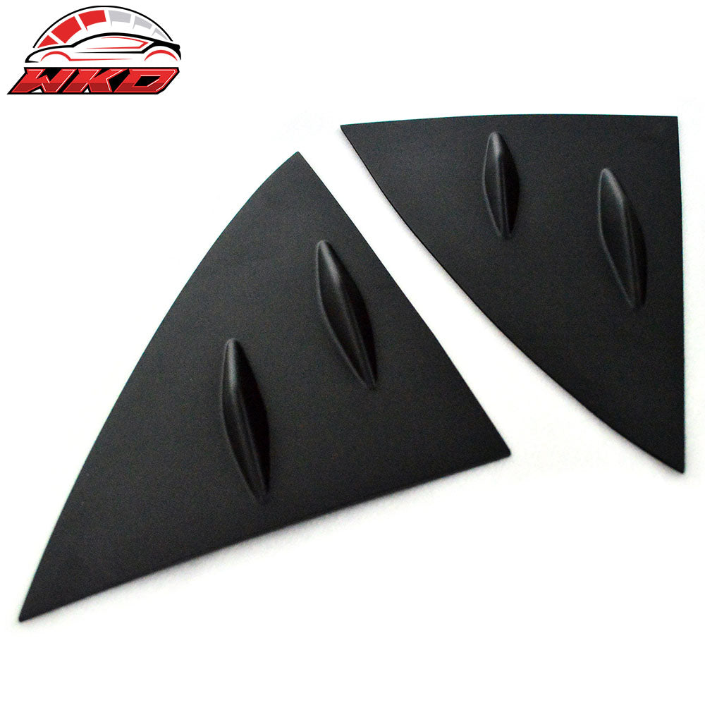 Fits 14-19 Benz W117 C117 CLS-Class Sedan Matte Black Side Window Louvers Cover
