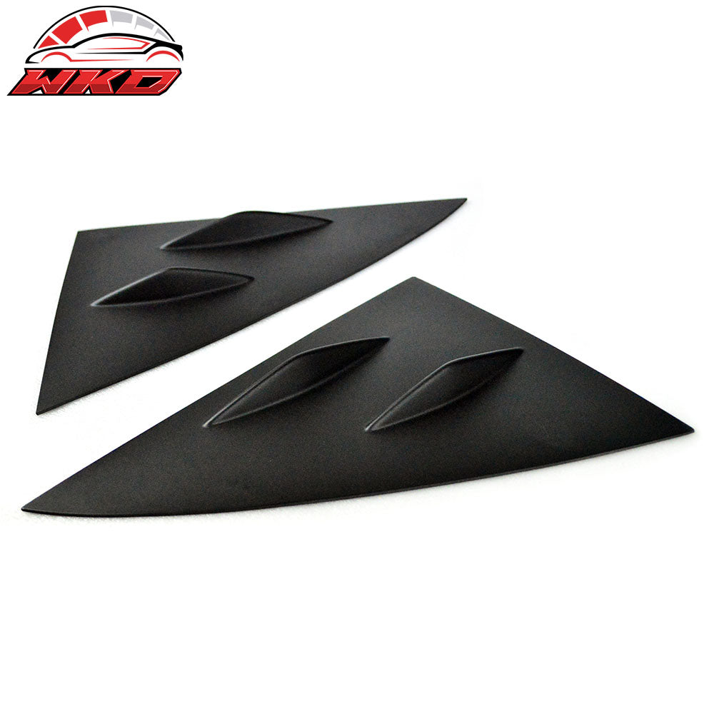Fits 14-19 Benz W117 C117 CLS-Class Sedan Matte Black Side Window Louvers Cover