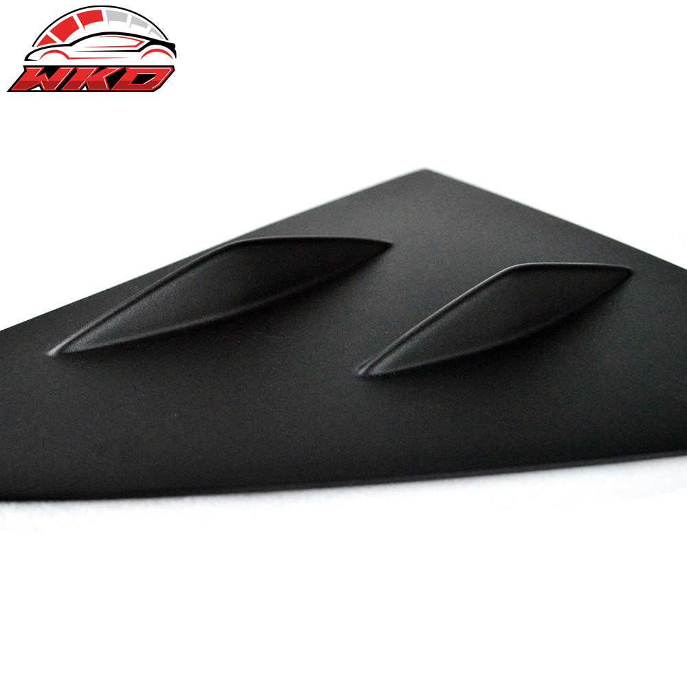 Fits 14-19 Benz W117 C117 CLS-Class Sedan Matte Black Side Window Louvers Cover
