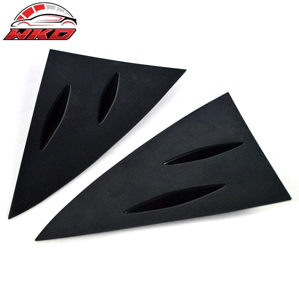 Fits 14-19 Benz W117 C117 CLS-Class Sedan Matte Black Side Window Louvers Cover