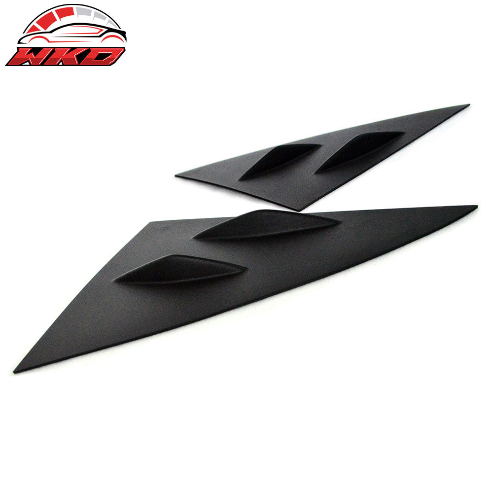 Fits 14-19 Benz W117 C117 CLS-Class Sedan Side Window Louvers Cover Unpainted