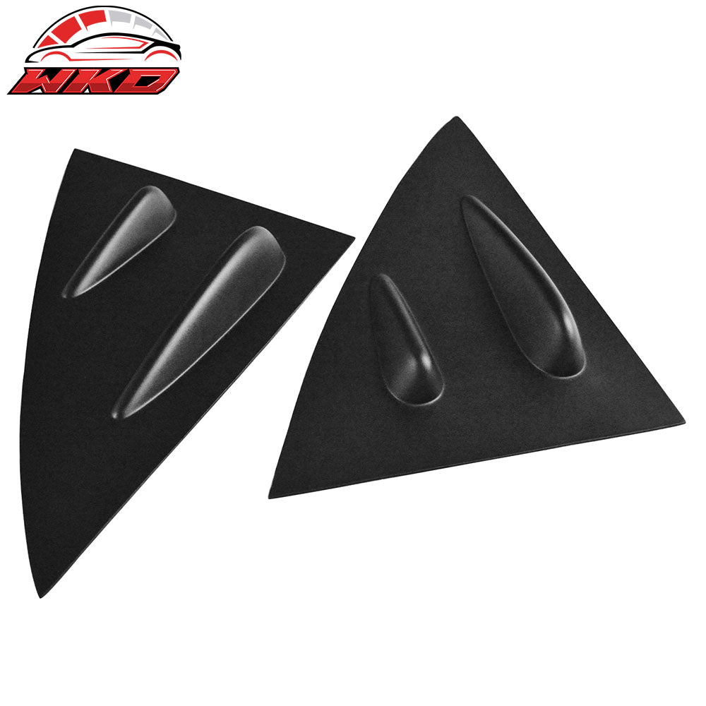 Fits 14-19 Benz W117 C117 CLS-Class 4Dr Side Window Louvers Cover Trim Unpainted