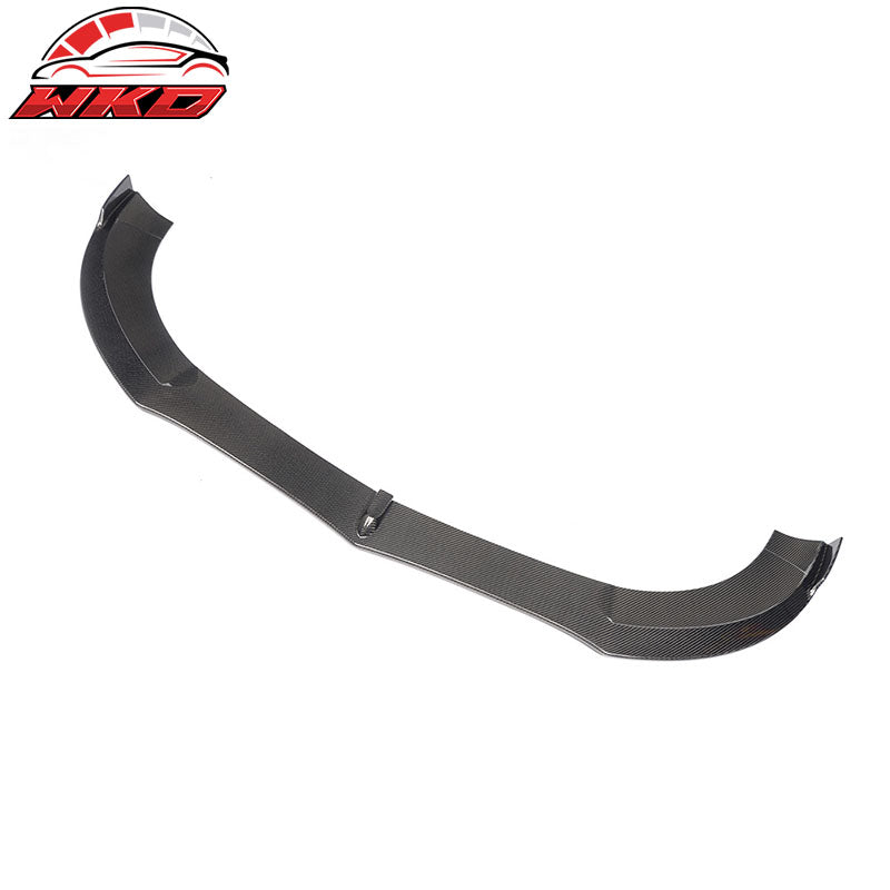 Fits 15-18 Benz CLS Class W218 JC Style Front Bumper Lip Matte Carbon Fiber