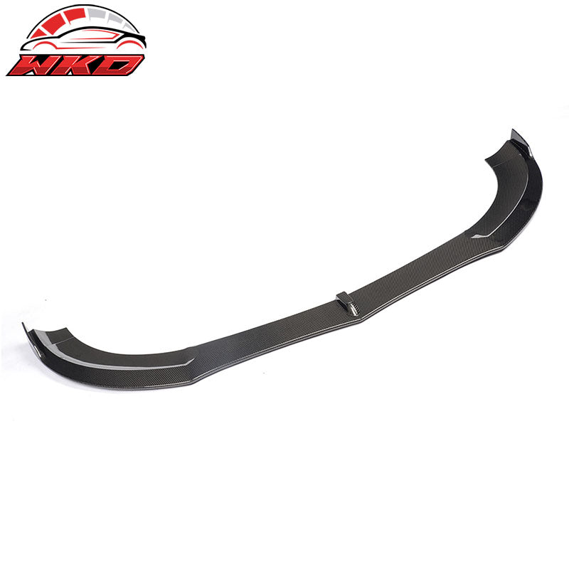 Fits 15-18 Benz CLS Class W218 JC Style Front Bumper Lip Matte Carbon Fiber