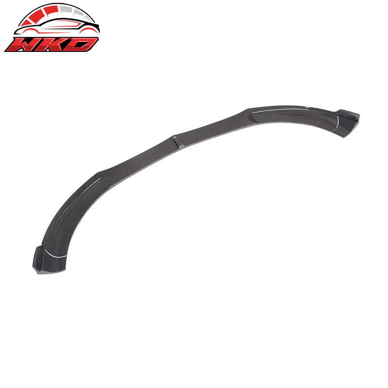 Fits 15-18 Benz CLS Class W218 JC Style Front Bumper Lip Matte Carbon Fiber