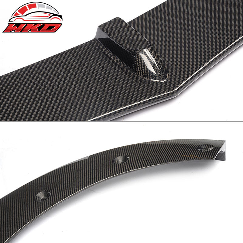 Fits 15-18 Benz CLS Class W218 JC Style Front Bumper Lip Matte Carbon Fiber