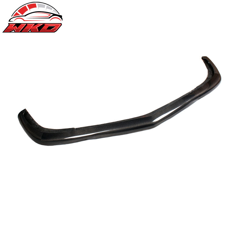 Fit 12-14 Benz W218 CLS63 AMG Sedan GH Style Front Bumper Lip Matte Carbon Fiber