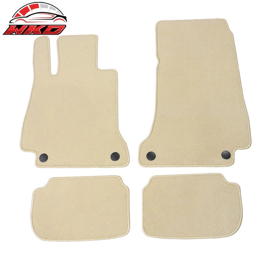 Wholesale 18-23 Benz W238 E-Class 2Dr Front Rear Floor Mats Carpets Liner Nylon Beige