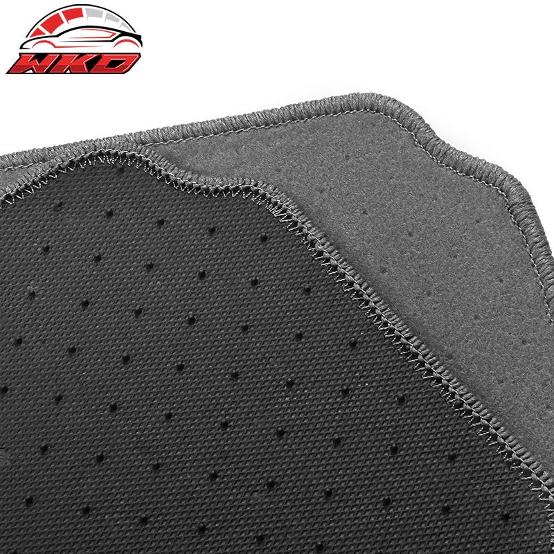 Fits 18-23 Benz W238 E-Class 2Dr Front Rear Floor Mats Carpets Liner Nylon Gray