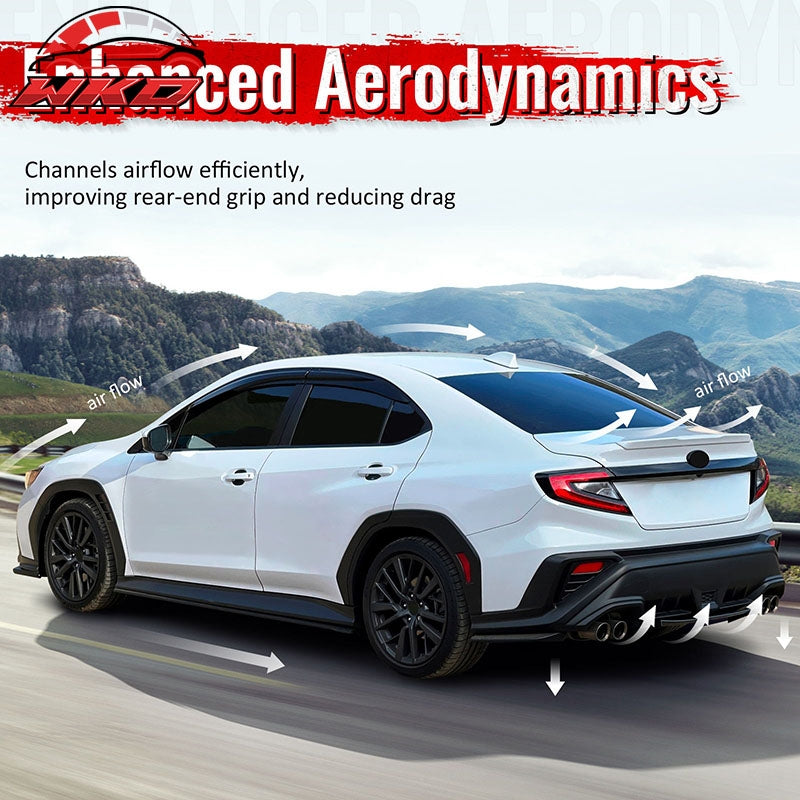 For 24-26 Benz E-Class E350 E450 Sedan W214 E53 Style Rear Diffuser Exhaust Tips