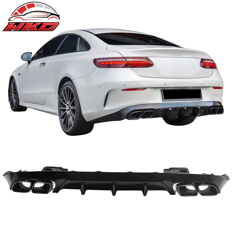 Wholesale 17-23 Benz E-Class E400 E450 E550 C238 E63 Style Rear Diffuser Exhaust Tips